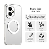 Husa pentru Honor 400, Techsuit CandyCase MagSafe, alb