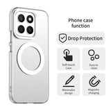 Husa pentru Honor X8c, Techsuit CandyCase MagSafe, alb