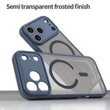 Husa pentru iPhone 17 Pro Max, Techsuit HaloFrost II MagSafe, bleumarin