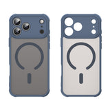 Husa pentru iPhone 17 Pro Max, Techsuit HaloFrost II MagSafe, bleumarin