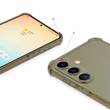 Husa pentru iPhone 15 Pro, Techsuit Shockproof Clear Silicone MagSafe, fumuriu