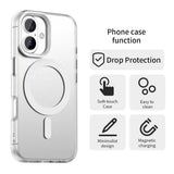 Husa pentru iPhone 17, Techsuit CandyCase MagSafe, alb