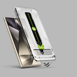 Folie de protectie pentru Samsung Galaxy S24 Ultra, Techsuit [Fingerprint Unlock Compatible] TitanGlass CrystalHD (2 pack)