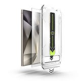 Folie de protectie pentru Samsung Galaxy S24 Ultra, Techsuit [Fingerprint Unlock Compatible] TitanGlass CrystalHD