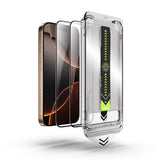 Folie de protectie pentru iPhone 12 Pro Max, Techsuit TitanGlass FullCover (2 pack)