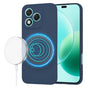 Husa pentru Honor 400 Lite, Techsuit SoftFlex MagSafe, bleumarin
