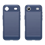 Husa pentru iPhone 17 Air, Techsuit Carbon Silicone, albastru