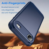Husa pentru iPhone 17 Air, Techsuit Carbon Silicone, albastru