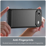 Husa pentru iPhone 17 Air, Techsuit Carbon Silicone, albastru