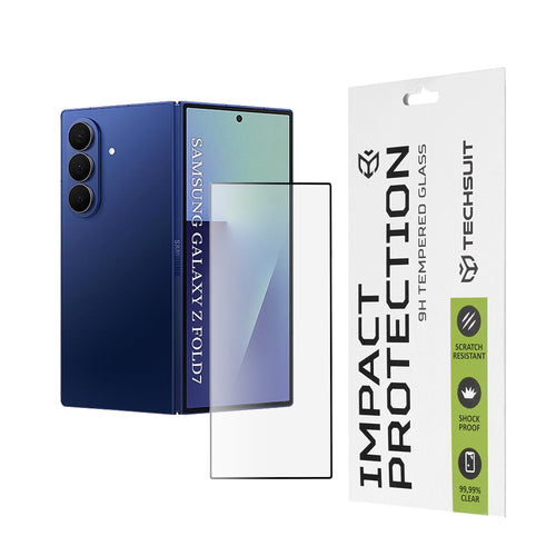 Folie de protectie pentru Samsung Galaxy Z Fold7, Techsuit 111D Full Cover / Full Glue Glass [Front Screen]
