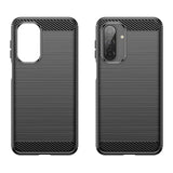 Husa pentru Samsung Galaxy A17 5G, Techsuit Carbon Silicone, negru