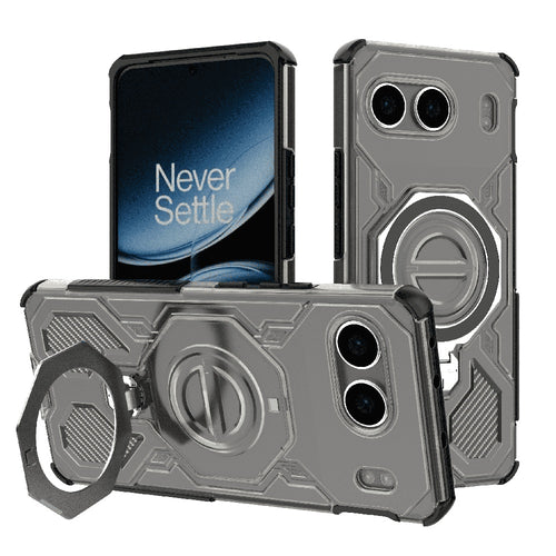 Husa pentru OnePlus Nord 4, Techsuit Carbon Shield PRO, fumuriu