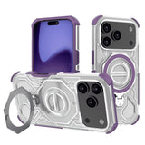 Husa pentru iPhone 17 Pro, Techsuit Carbon Shield PRO, mov