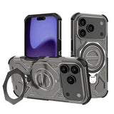 Husa pentru iPhone 17 Pro, Techsuit Carbon Shield PRO, fumuriu
