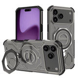 Husa pentru iPhone 17 Pro Max, Techsuit Carbon Shield PRO, fumuriu