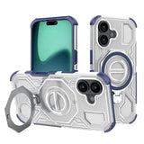 Husa pentru iPhone 17, Techsuit Carbon Shield PRO, albastru