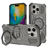 Husa pentru iPhone 16 Pro, Techsuit Carbon Shield PRO, fumuriu