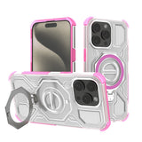 Husa pentru iPhone 15 Pro, Techsuit Carbon Shield PRO, roz