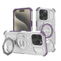 Husa pentru iPhone 15 Pro, Techsuit Carbon Shield PRO, mov