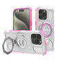 Husa pentru iPhone 15 Pro Max, Techsuit Carbon Shield PRO, roz