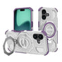 Husa pentru iPhone 16, Techsuit Carbon Shield PRO, mov