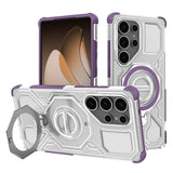 Husa pentru Samsung Galaxy S25 Ultra, Techsuit Carbon Shield PRO, mov