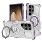 Husa pentru Samsung Galaxy S25 Ultra, Techsuit Carbon Shield PRO, mov