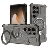 Husa pentru Samsung Galaxy S25 Ultra, Techsuit Carbon Shield PRO, fumuriu