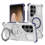 Husa pentru Samsung Galaxy S25 Ultra, Techsuit Carbon Shield PRO, albastru