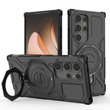 Husa pentru Samsung Galaxy S24 Ultra, Techsuit Carbon Shield PRO, negru