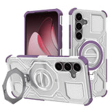 Husa pentru Samsung Galaxy S25, Techsuit Carbon Shield PRO, mov