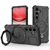 Husa pentru Samsung Galaxy S25 Plus, Techsuit Carbon Shield PRO, negru