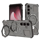 Husa pentru Samsung Galaxy S25 Plus, Techsuit Carbon Shield PRO, fumuriu
