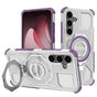 Husa pentru Samsung Galaxy S25 Plus, Techsuit Carbon Shield PRO, mov
