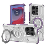 Husa pentru Motorola Edge 50 Pro, Techsuit Carbon Shield PRO, mov