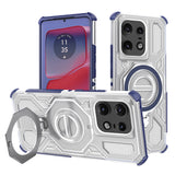 Husa pentru Motorola Edge 50 Pro, Techsuit Carbon Shield PRO, albastru