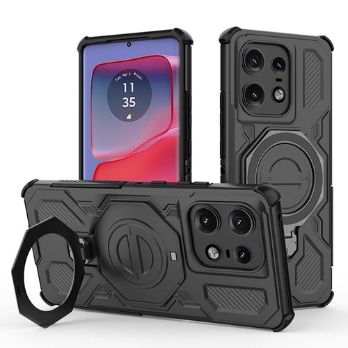 Husa pentru Motorola Edge 50 Pro, Techsuit Carbon Shield PRO, negru