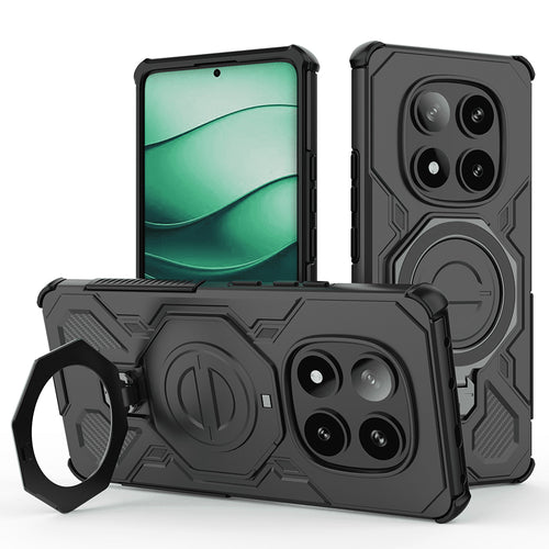 Husa pentru Xiaomi Redmi Note 14 Pro+ 5G, Techsuit Carbon Shield PRO, negru