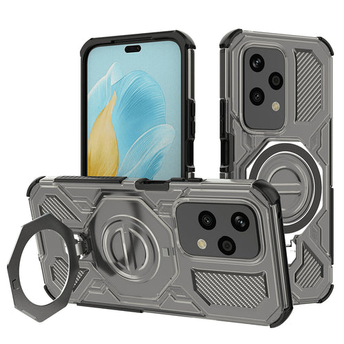 Husa pentru Honor 200 Lite, Techsuit Carbon Shield PRO, fumuriu