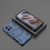 Husa pentru Motorola Edge 50 Neo, Techsuit ArmorMag Case, albastru