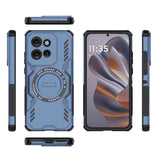 Husa pentru Motorola Edge 50 Neo, Techsuit ArmorMag Case, albastru