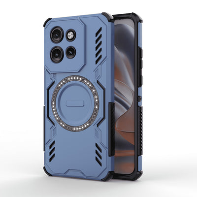 Husa pentru Motorola Edge 50 Neo, Techsuit ArmorMag Case, albastru