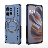 Husa pentru Motorola Edge 50 Neo, Techsuit ArmorMag Case, albastru