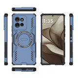 Husa pentru Motorola Edge 50, Techsuit ArmorMag Case, albastru