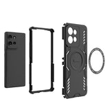 Husa pentru Motorola Edge 50, Techsuit ArmorMag Case, albastru