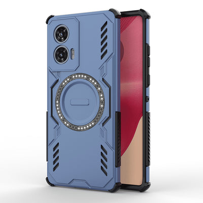 Husa pentru Motorola Edge 50 Fusion, Techsuit ArmorMag Case, albastru