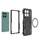 Husa pentru Motorola Edge 60 Fusion, Techsuit ArmorMag Case, albastru