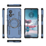 Husa pentru Motorola Edge 40 Neo, Techsuit ArmorMag Case, albastru