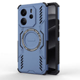 Husa pentru Xiaomi Redmi Note 14 4G (Regional), Techsuit ArmorMag Case, albastru