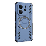 Husa pentru Xiaomi Redmi Note 14 4G (Regional), Techsuit ArmorMag Case, albastru